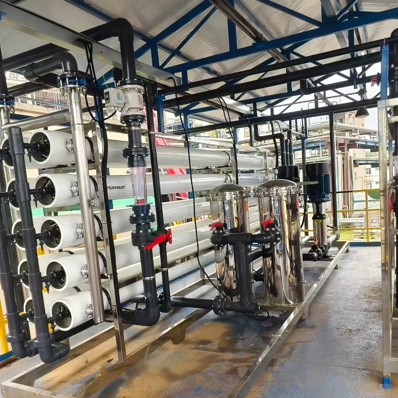 Industrial reverse osmosis system for boiler makeup water production Industrial reverse osmosis system for boiler makeup water production
